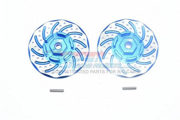 GPM ALUMINUM +2MM HEX WITH BRAKE DISK  Traxxas Rustler Slash Jato  Hoss BLUE
