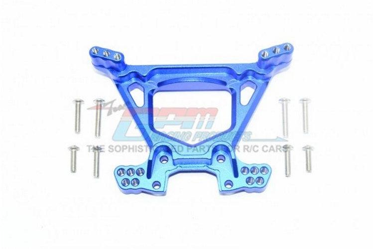 GPM RUS4030-Blue ALUMINUM REAR SHOCK TOWER Traxxas Rustler 4x4 / HOSS
