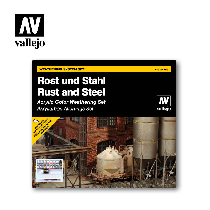 Little Shop of Magic Model Color Set: Rust and Steel Weathering System — Miniatures