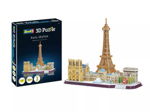 Black Forest® Hobby Supply Co Revell 141 Paris, France Skyline 3D Foam Puzzle (114pcs) — Puzzles > Revell