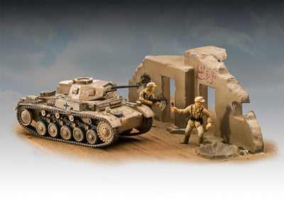 Black Forest® Hobby Supply Co Revell 3229 1/76 PzKpfw II Ausf F WWII Tank — Military Vehicle Kits > Revell
