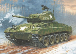 Black Forest® Hobby Supply Co Revell 3323 1/76 M24 Chaffee Tank — Military Vehicle Kits > Revell
