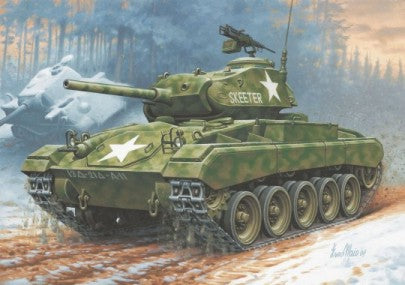 Black Forest® Hobby Supply Co Revell 3323 1/76 M24 Chaffee Tank — Military Vehicle Kits > Revell