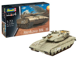Black Forest® Hobby Supply Co Revell 3340 1/72 Merkava Mk III Tank — Military Vehicle Kits > Revell