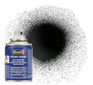 Black Forest® Hobby Supply Co Revell 34107 100ml Acrylic Black Gloss Spray (2/Bx) — Glues, Paints, Tools > Revell