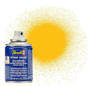 Black Forest® Hobby Supply Co Revell 34115 100ml Acrylic Yellow Mat Spray (2/Bx) — Glues, Paints, Tools > Revell