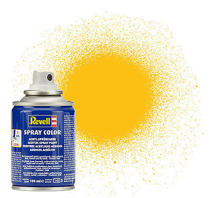 Black Forest® Hobby Supply Co Revell 34115 100ml Acrylic Yellow Mat Spray (2/Bx) — Glues, Paints, Tools > Revell
