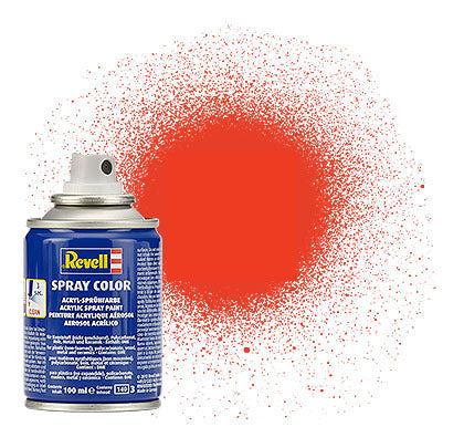 Black Forest® Hobby Supply Co Revell 34125 100ml Acrylic Luminous Orange Mat Spray (2/Bx) — Glues, Paints, Tools > Revell