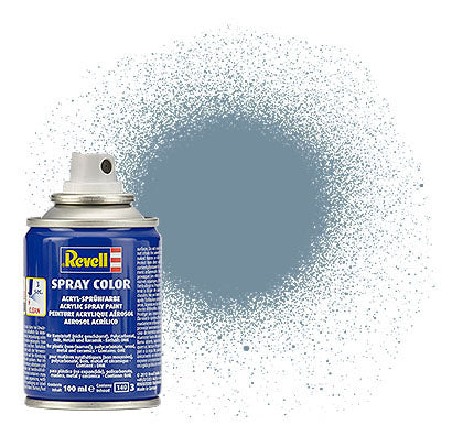 Black Forest® Hobby Supply Co Revell 34157 100ml Acrylic Grey Mat Spray (2/Bx) — Glues, Paints, Tools > Revell