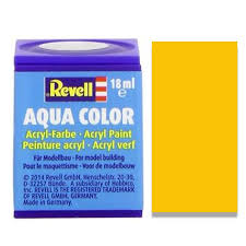 Black Forest® Hobby Supply Co Revell 36115 18ml Bottle Acrylic Yellow Mat (6/Bx) — Glues, Paints, Tools > Revell