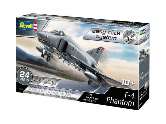Black Forest® Hobby Supply Co Revell 3651 1/72 F4 Phantom Fighter (Snap) — Military Aircraft Kits > Revell