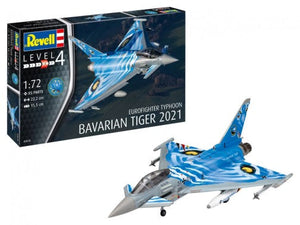 Black Forest® Hobby Supply Co Revell 3818 1/72 Eurofighter Typhoon Bavarian Tiger 2021 Aircraft — Military Aircraft Kits >