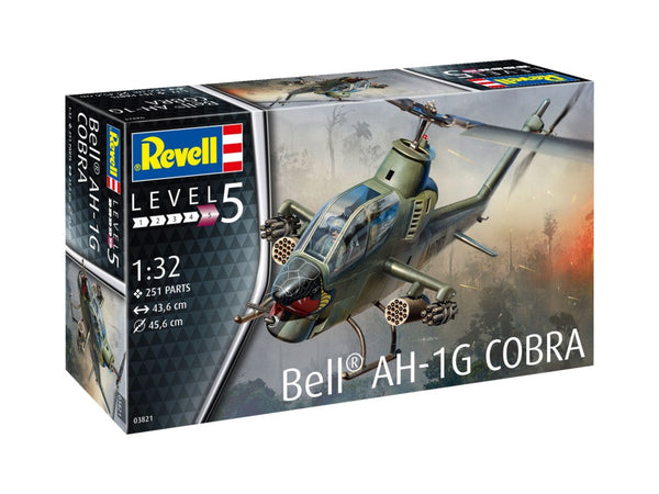 Black Forest® Hobby Supply Co Revell 3821 1/32 AH1G Cobra Helicopter — Military Aircraft Kits > Revell
