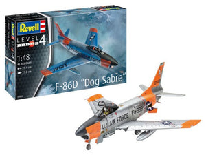 Black Forest® Hobby Supply Co Revell 3832 1/48 F86D Dog Sabre USAF Fighter — Military Aircraft Kits > Revell