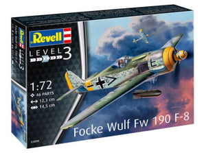Black Forest® Hobby Supply Co Revell 3898 1/72 Focke Wulf Fw190F8 Fighter/Bomber — Military Aircraft Kits > Revell