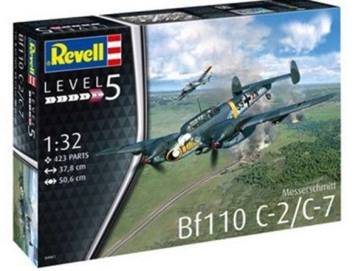 Black Forest® Hobby Supply Co Revell 4961 1/32 Bf110C2/7 Fighter — Military Aircraft Kits > Revell