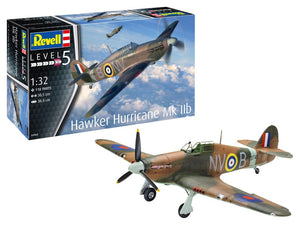 Black Forest® Hobby Supply Co Revell 4968 1/32 Hawker Hurricane Mk IIb Fighter — Military Aircraft Kits > Revell
