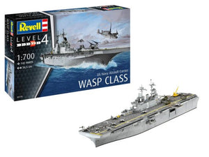 Black Forest® Hobby Supply Co Revell 5178 1/700 USS Wasp Class Assault Aircraft Carrier — Military Boat & Ship Kits > Revell