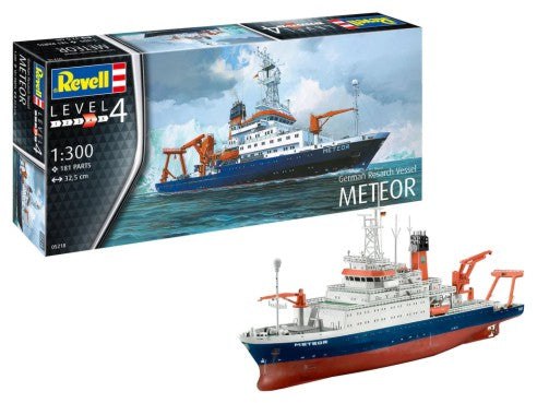 Black Forest® Hobby Supply Co Revell 5218 1/300 German Meteor Research Vessel — Commercial Boat & Ship Kits > Revell