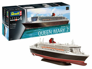 Black Forest® Hobby Supply Co Revell 5231 1/700 Queen Mary II Ocean Liner — Commercial Boat & Ship Kits > Revell