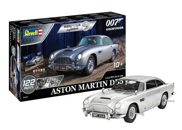 Black Forest® Hobby Supply Co Revell 5653 1/24 James Bond Aston Martin DB5 Car from Goldfinder Movie w/paint ( — Car & Truck