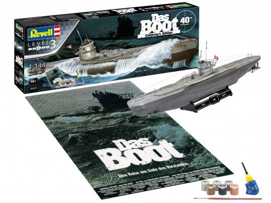 Black Forest® Hobby Supply Co Revell 5675 1/144 German U-Boat Type VIIC U96 Submarine 40th Anniversary Collector Edition