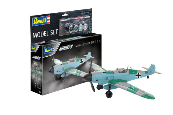 Black Forest® Hobby Supply Co Revell 63653 1/32 Messerschmitt Bf109G6 Fighter (Snap) w/paint — Military Aircraft Kits >