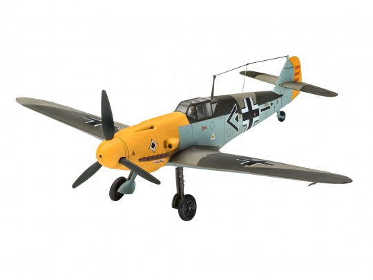 Black Forest® Hobby Supply Co Revell 63893 1/72 Messerschmitt Bf109F2 Fighter w/paint & glue (D) — Military Aircraft Kits >