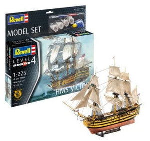 Black Forest® Hobby Supply Co Revell 65408 1/225 HMS Victory Sailing Ship w/paint & glue — Military Aircraft Kits > Revell