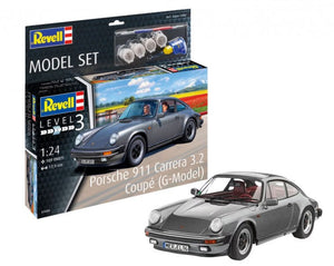 Black Forest® Hobby Supply Co Revell 67688 1/24 Porsche 911G Carrera 3.2 Coupe Car w/paint & glue — Car & Truck Model Kits >