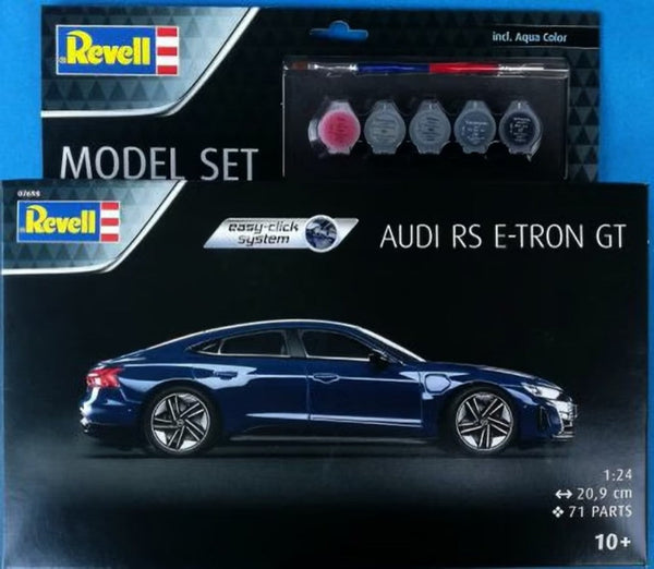 Black Forest® Hobby Supply Co Revell 67698 1/24 Audi RS E-Tron GT Car w/paint & glue (Snap) — Car & Truck Model Kits > Revell