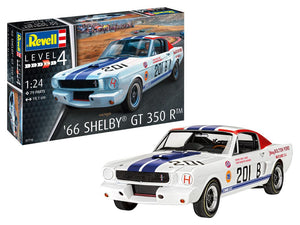 Black Forest® Hobby Supply Co Revell 67716 1/24 1966 Shelby GT350 R Race Car w/paint & glue — Car & Truck Model Kits > Revell