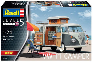 Black Forest® Hobby Supply Co Revell 7674 1/24 VW T1 Camper Van — Car & Truck Model Kits > Revell