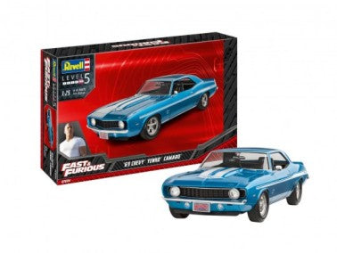 Black Forest® Hobby Supply Co Revell 7694 1/25 Fast & Furious 1969 Chevy Camaro Yenko Car — Car & Truck Model Kits > Revell