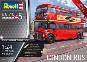 Black Forest® Hobby Supply Co Revell 7720 1/24 London Double Decker Bus Platinum Limited Edition (D) — Car & Truck Model