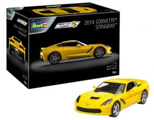 Black Forest® Hobby Supply Co Revell 7825 1/25 2014 Corvette Stingray Sports Car (Snap) — Car & Truck Model Kits > Revell
