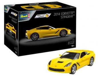Black Forest® Hobby Supply Co Revell 7825 1/25 2014 Corvette Stingray Sports Car (Snap) — Car & Truck Model Kits > Revell