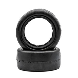Raw Speed Slick - 1/10 4WD Front Buggy Tires w/ Inserts 2.2" (1 Pair)