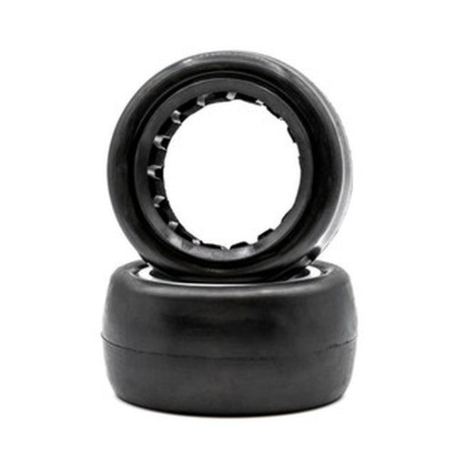 Raw Speed Low Pro -1/10 Scale Oval - Rear Buggy Tires w/ Inserts