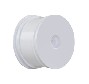 Raw Speed 2.2" 12mm Hex 1/10 Rear Buggy Wheels (White) (2)