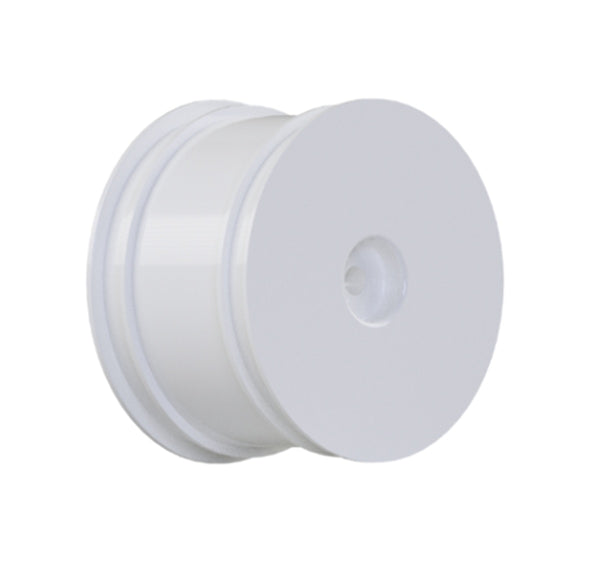 Raw Speed 2.2" 12mm Hex 1/10 Rear Buggy Wheels (White) (2)