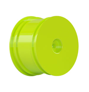 Raw Speed 2.2" 12mm Hex 1/10 Rear Buggy Wheels (Yellow) (2)