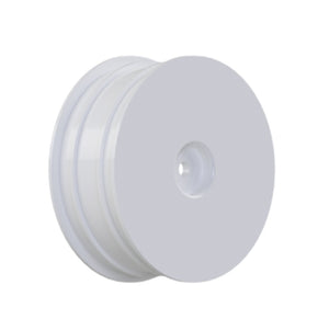 Raw Speed 2.2" 1/10 2WD Front Wheels (White) (2) (B6/RB6)