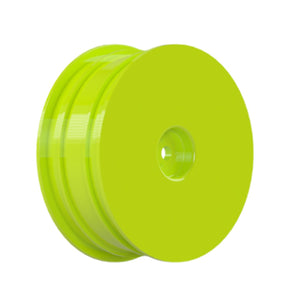 Raw Speed 2.2" 1/10 2WD Front Wheels (Yellow) (2) (B6/RB6)