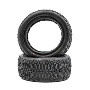 Raw Speed Stage Two - 1/10 4WD Front Buggy Tires w/ Inserts 2.2" (1