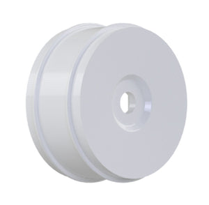 Raw Speed 1/8 Buggy Wheel, White (4 pcs)