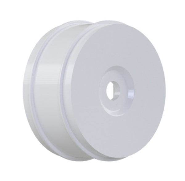 Raw Speed 1/8 Buggy Wheel, White (4 pcs)