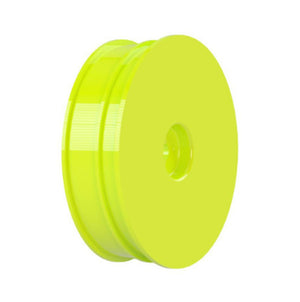 Raw Speed Slim 2WD 12mm Hex 1/10 Front Carpet Buggy Wheel (Yellow)