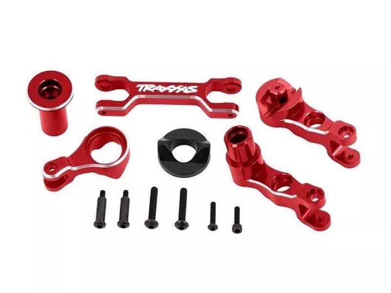 PowerHobby Traxxas 7746-RED - Aluminum Steering Bellcranks Red For X-Maxx