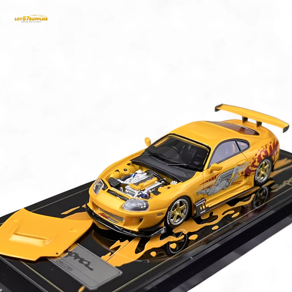 YM Model Toyota Supra JZA80 Paul Walker Tribute 1:64